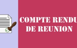 Compte rendu de la réunion mensuelle de Juin 2026