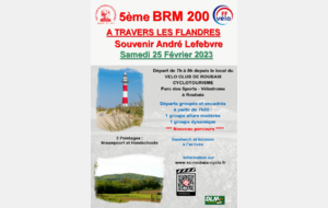 BRM 200  A Travers Les Flandres  Souvenir André LEFEBVRE    