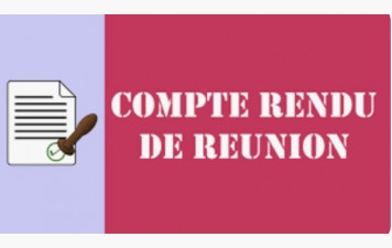 CR réunion mensuelle du 29 Août 2026